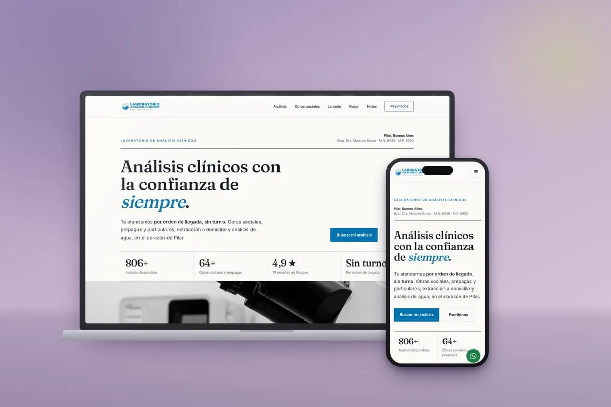 Sitio web de Busso, desarrollo de WebWooCommerce