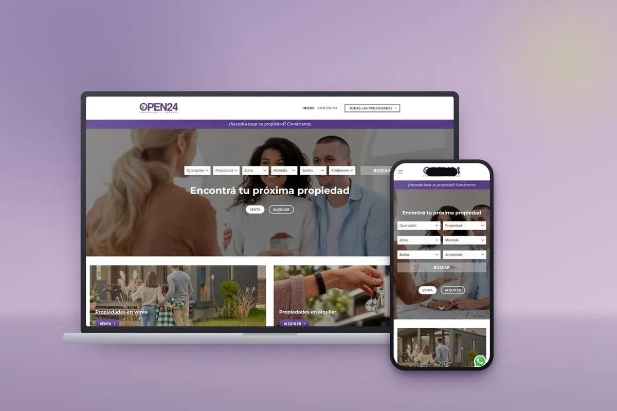 Sitio web de Carolina Rendo, desarrollo de WebWooCommerce