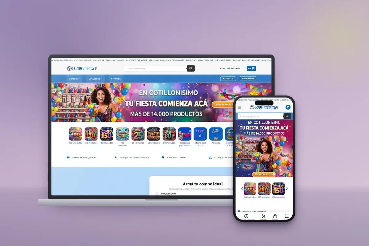 Tienda WooCommerce de Cotillonísimo