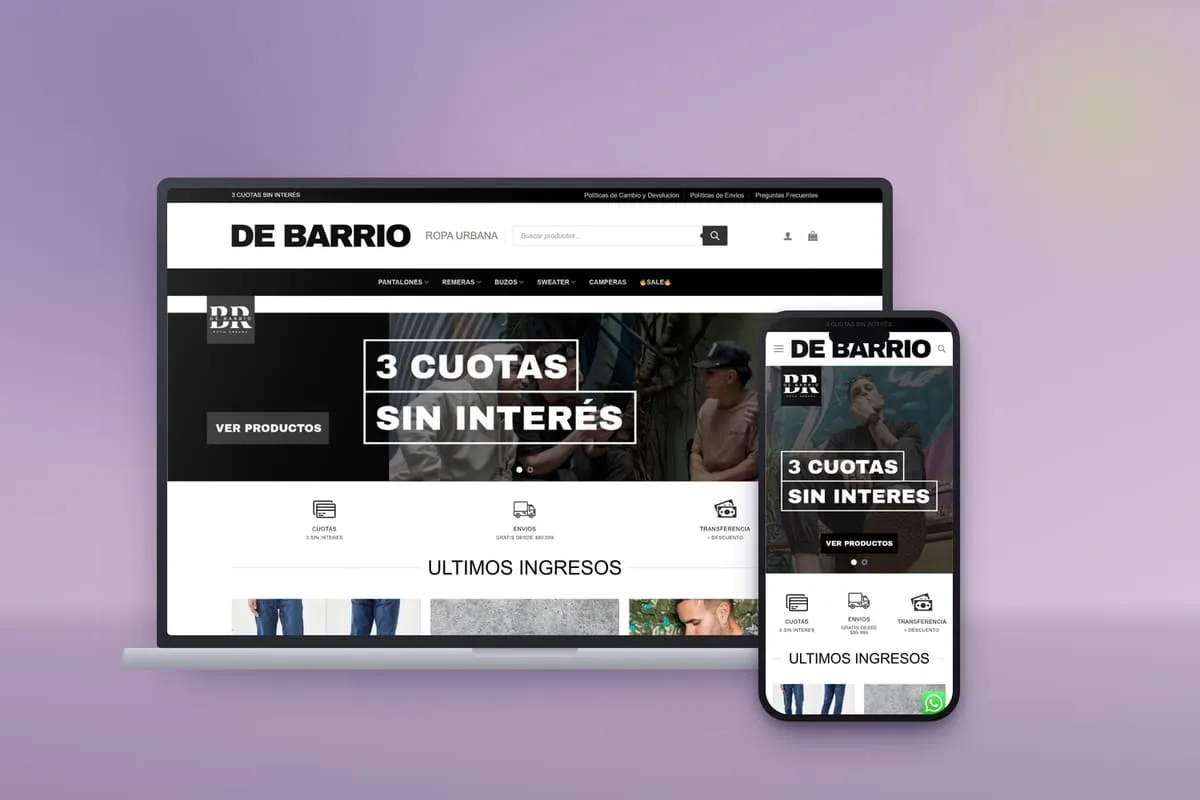 Tienda WooCommerce de DeBarrio