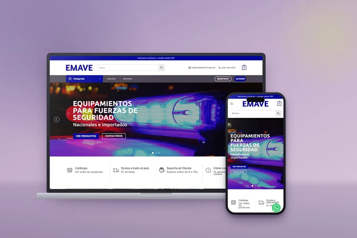Tienda WooCommerce de Emave