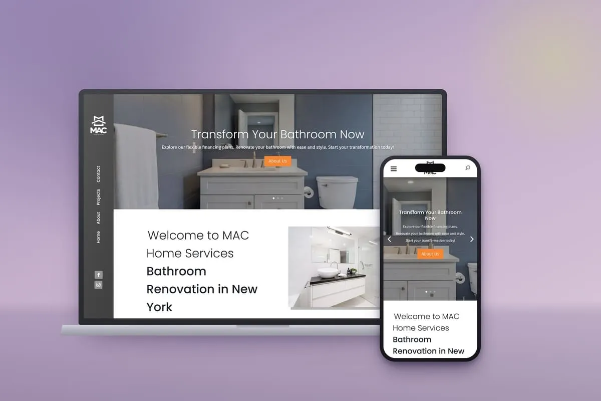 Sitio web de MacHome, desarrollo de WebWooCommerce