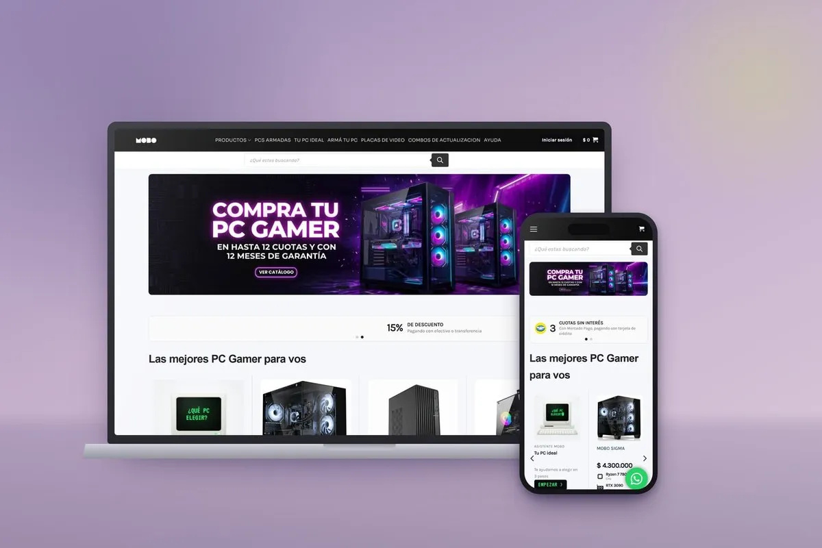 Tienda WooCommerce de MOBO Productos Tech