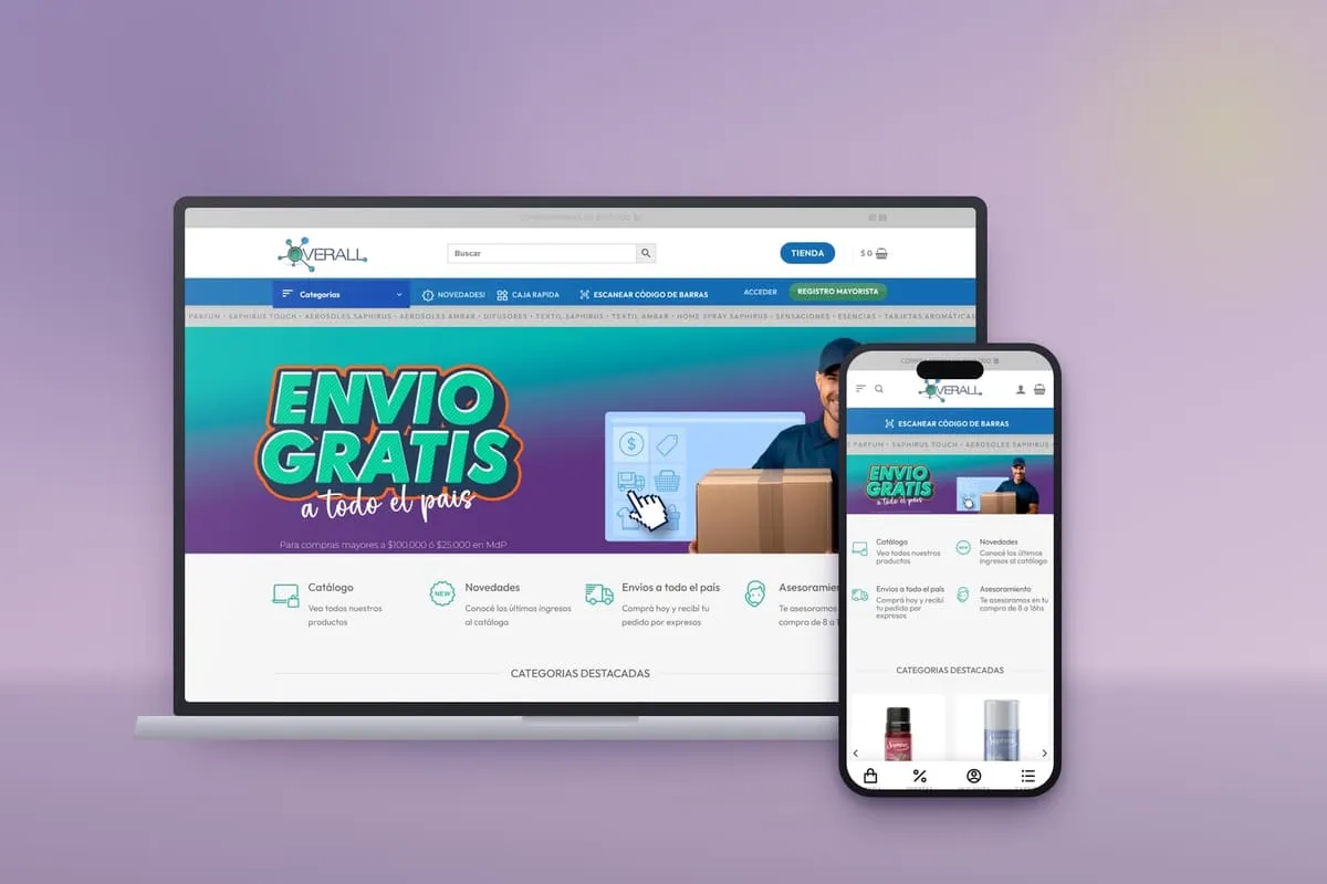 Tienda WooCommerce de Overall – Saphirus