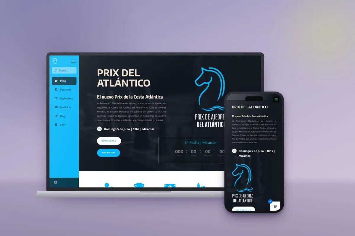 Sitio web de Prix, desarrollo de WebWooCommerce