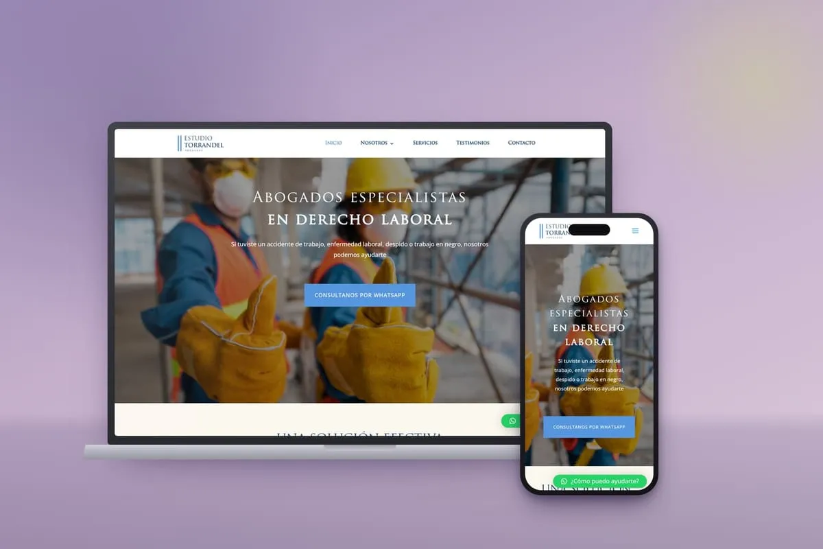 Sitio web de Torrandel, desarrollo de WebWooCommerce