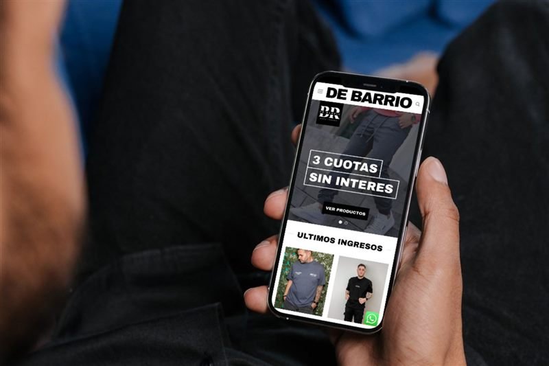 Sitio web de De Barrio — desarrollo de WebWooCommerce